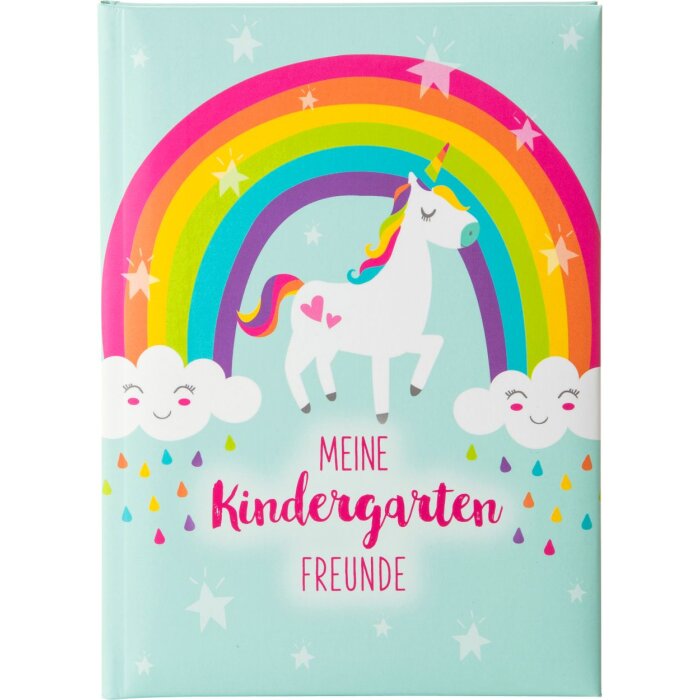 Goldbuch Kindergartenfreundebuch A5 Glücklich 15x21 cm 88 ilustrovaných strán