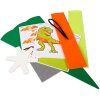 Goldbuch školská súprava na výrobu kornútov Dino 3D farba kartón zelená Výška 68 cm