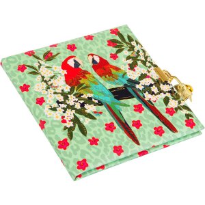 Denník Papagáje 16,5x16,5 cm