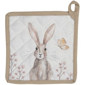 Clayre & Eef Chňapka 20x20 cm béžová REB45