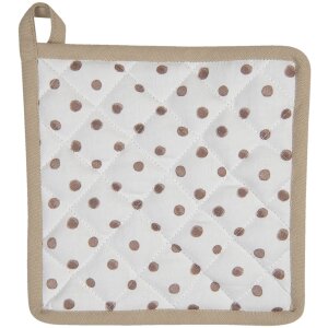 Clayre & Eef Chňapka 20x20 cm béžová REB45