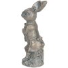 Dekorácia králik 6x4x13 cm hnedá 6PR3089CH