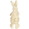 Dekorácia králik 6x6x13 cm biela 6PR3096W
