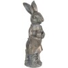 Dekorácia králik 10x6x21 cm hnedá 6PR3088CH