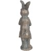Dekorácia králik 10x6x21 cm hnedá 6PR3088CH