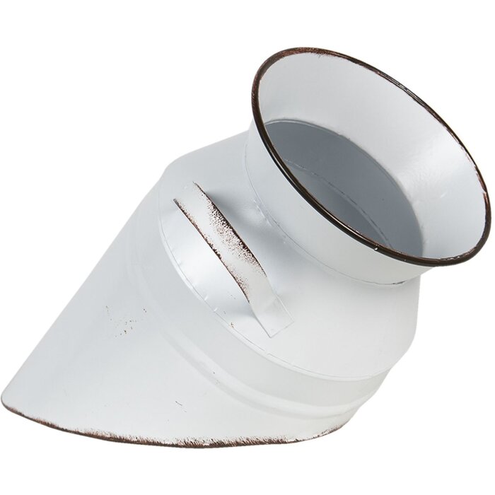 Dekorácia džbán na mlieko Ø 17x30 cm biely 6Y3726W