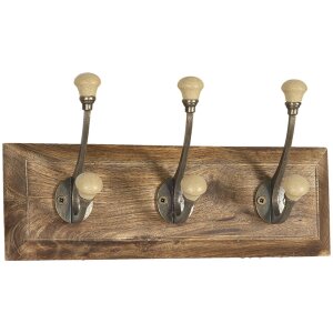 Vešiak na kabáty 30x7x10 cm hnedý...