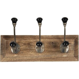 Vešiak na kabáty 30x8x10 cm čierny 6H1964