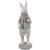 Dekorácia králik chlapec 12x9x31 cm viacfarebná 6PR3145