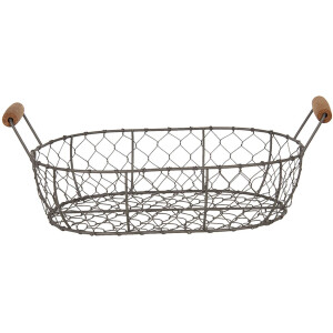 Košík (sada 2) 42x27x15 - 38x23x14 - 34x19x13 cm hnedý 6Y3769