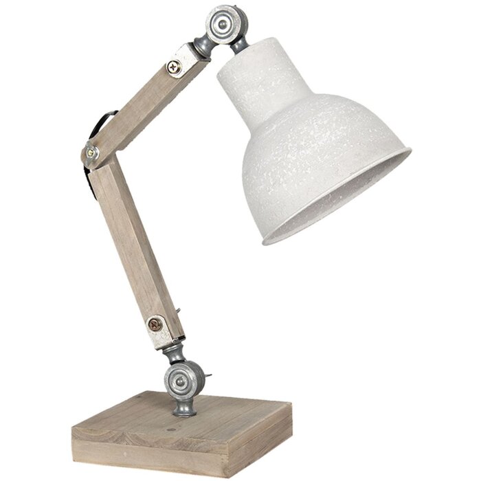 Stolná lampa 15x15x47 cm E27-max 1x60W krémová 6LMP494N