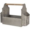 Dekorácia Záhradný box na náradie 50x26x23 cm sivý 6Y3924