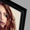 Kovový fotorámik Silvia 15x20 cm čierny lesklý