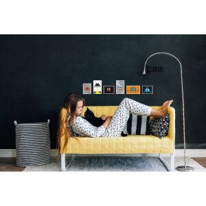 Plastový rám Walther New Lifestyle 15x15 cm zlatý