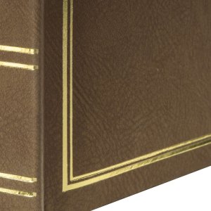 Hama slip-in album London 100 fotografií 13x18 cm hnedý vinylový obal formát na výšku
