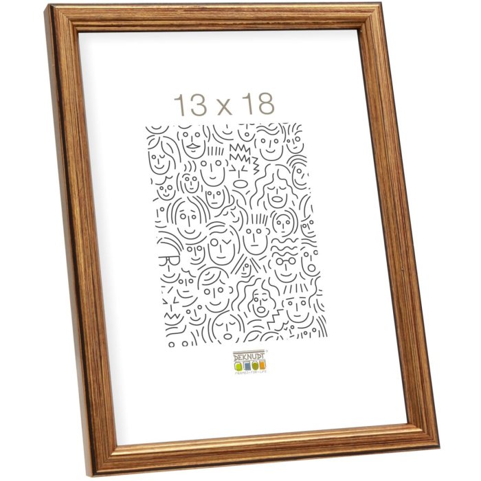 Deknudt S236A1 Drevený rám 21x30 cm zlatý