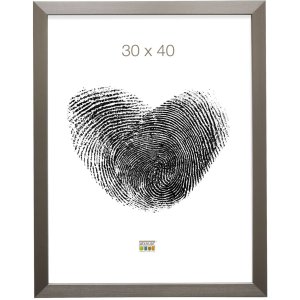 Plastový rám S41VD1 strieborný 15x20 cm antireflexné sklo
