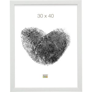 Plastový rám S41VF1 biely 18x24 cm antireflexné sklo