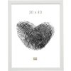 Plastový rám S41VF1 biely 18x24 cm antireflexné sklo