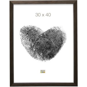 Plastový rám S41VK hnedý 20x25 cm prémiové sklo