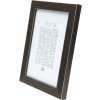 Plastový rám S41VK hnedý 20x25 cm prémiové sklo