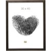 Plastový rám S41VK hnedý 20x25 cm prémiové sklo