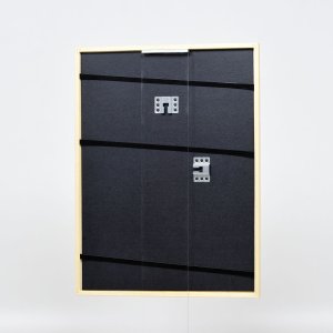 Efekt rám z masívneho dreva profil 20 tmavo hnedý 10x10 cm múzejné sklo
