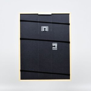 Efekt rám z masívneho dreva profil 20 tmavo hnedý 10x10 cm múzejné sklo