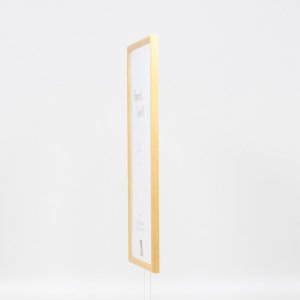 Efekt rám z masívneho dreva profil 20 tmavo hnedý 10x10 cm múzejné sklo