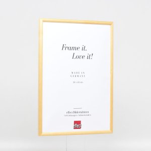 Efekt rám z masívneho dreva profil 20 tmavo hnedý 10x10 cm múzejné sklo