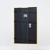 Efekt rám z masívneho dreva profil 20 tmavo hnedý 10x10 cm múzejné sklo