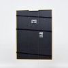 Efekt rám z masívneho dreva profil 20 tmavo hnedý 10x10 cm múzejné sklo