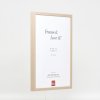 Efektný drevený rám profil 35 svetlohnedý 10x10 cm akrylové sklo