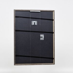 Efekt drevený rám profil 23 modrý 10x10 cm múzejné sklo