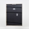 Efekt drevený rám profil 23 modrý 10x10 cm múzejné sklo