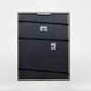 Efekt drevený rám profil 23 modrý 10x10 cm múzejné sklo