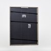 Efekt drevený rám profil 23 modrý 10x10 cm múzejné sklo