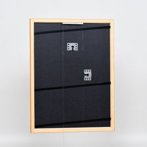 Efektný drevený rám profil 89 losos 10x10 cm múzejné sklo