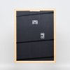 Efektný drevený rám profil 89 losos 10x10 cm múzejné sklo