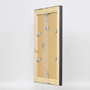 Efektný rám na obrazy z masívneho dreva 2240 čierny 10x10 cm normálne sklo