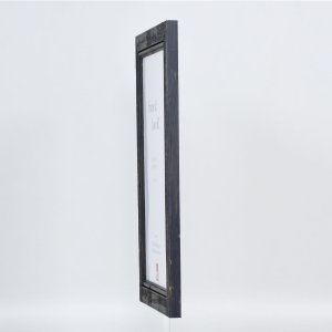 Efektný rám na obrazy z masívneho dreva 2240 čierny 10x10 cm normálne sklo