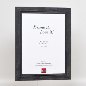 Efektný rám na obrazy z masívneho dreva 2240 čierny 10x10 cm normálne sklo