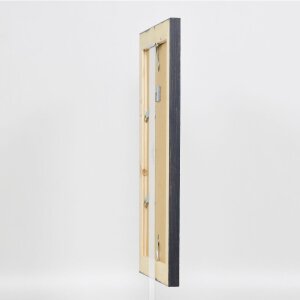Efektný rám na obrazy z masívneho dreva 2240 čierny 10x10 cm normálne sklo