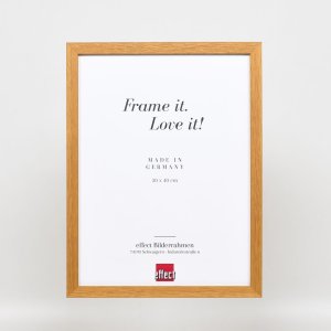 Efektný drevený rám profil 33 dub 10x15 cm normálne sklo