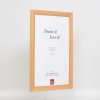 Efektný drevený rám Top N breza 10x15 cm antireflexné sklo