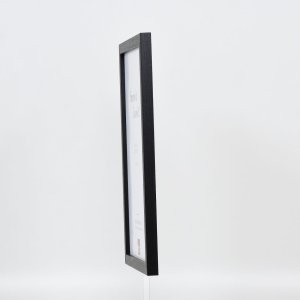 Efektný drevený rám profil 33 čierny 10x15 cm akrylové sklo