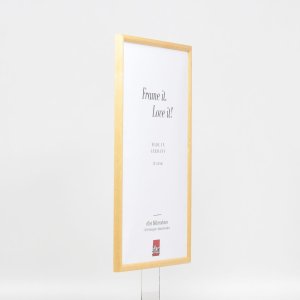 Efektný rám z masívneho dreva profil 20 biely 10,5x14,8 cm normálne sklo