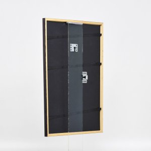 Efektný drevený rám profil 23 svetlohnedý 10,5x14,8 cm múzejné sklo