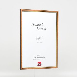 Efektný drevený rám profil 23 svetlohnedý 10,5x14,8 cm múzejné sklo
