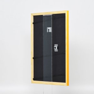 Efektný drevený rám profil 89 svetlohnedý 10,5x14,8 cm antireflexné sklo